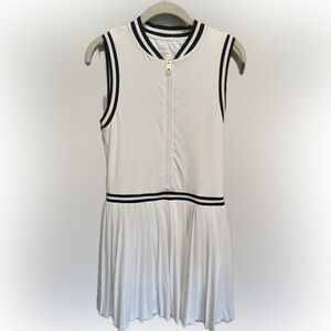 Varley White and Black Mini Dress